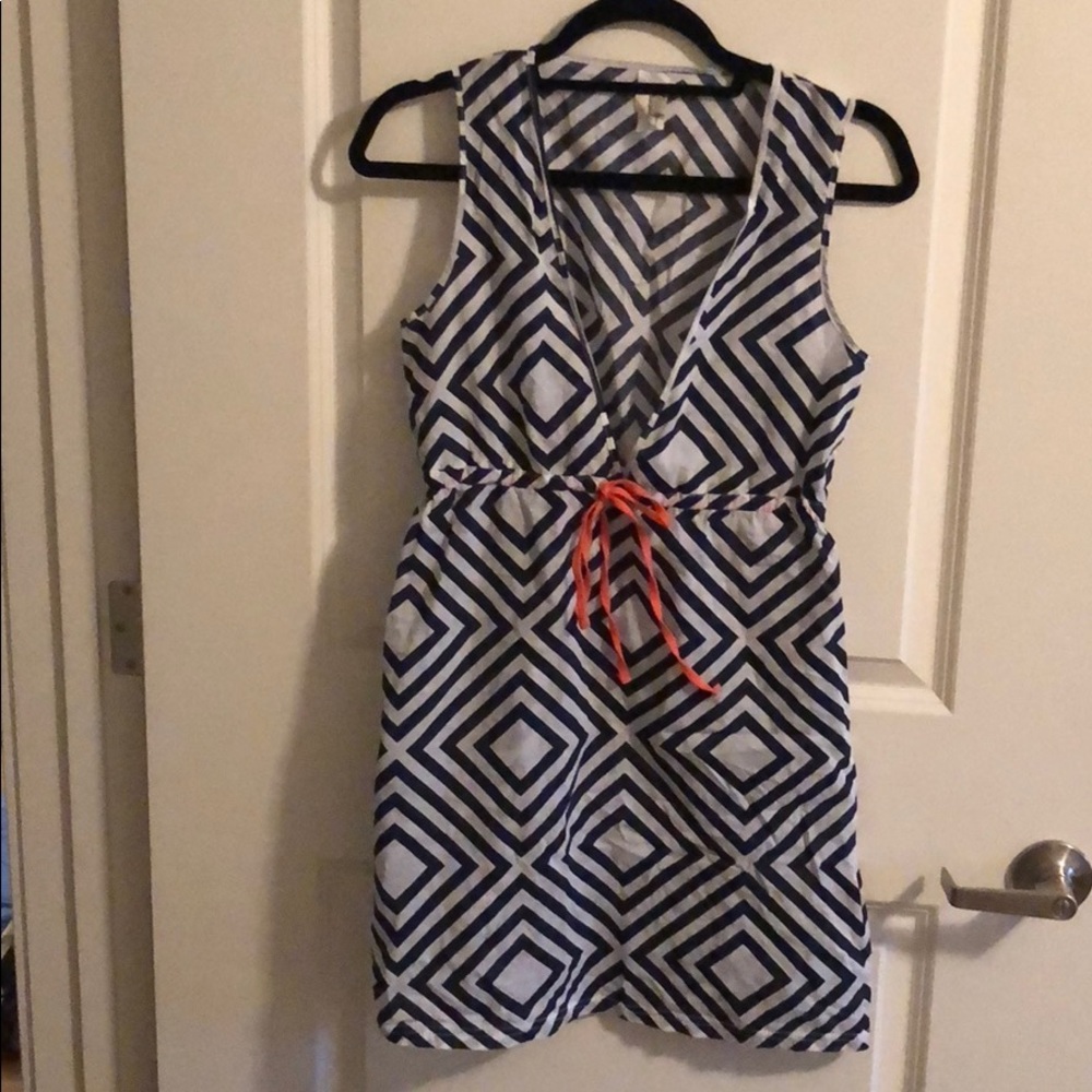 Geometric beach coverup - size small